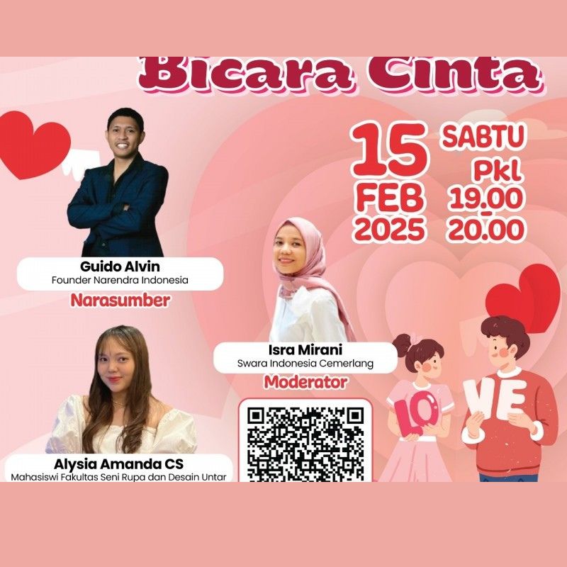 Sharing Session: “Orang Muda Bicara Cinta” bersama Guido Alvin dan Alysia Amanda 